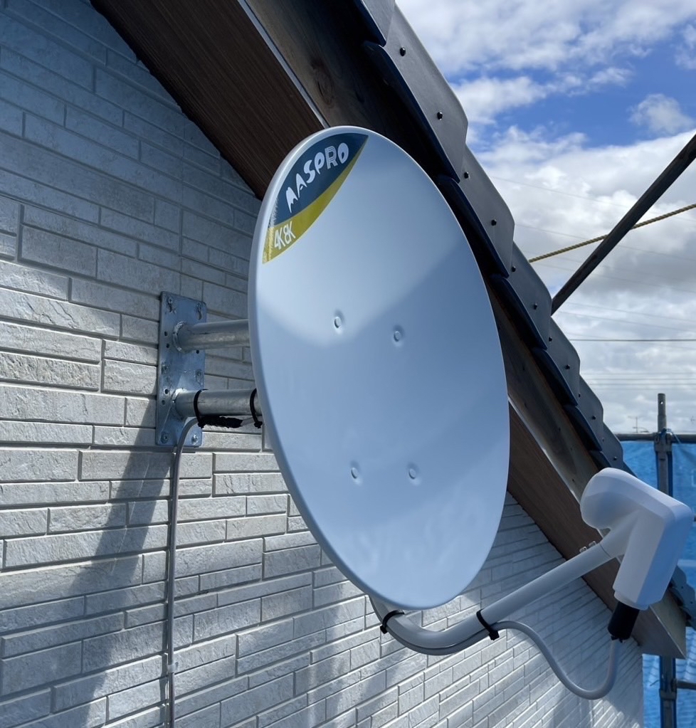 新潟県新潟市西区｜アンテナ工事（デザイン＋BSCS）