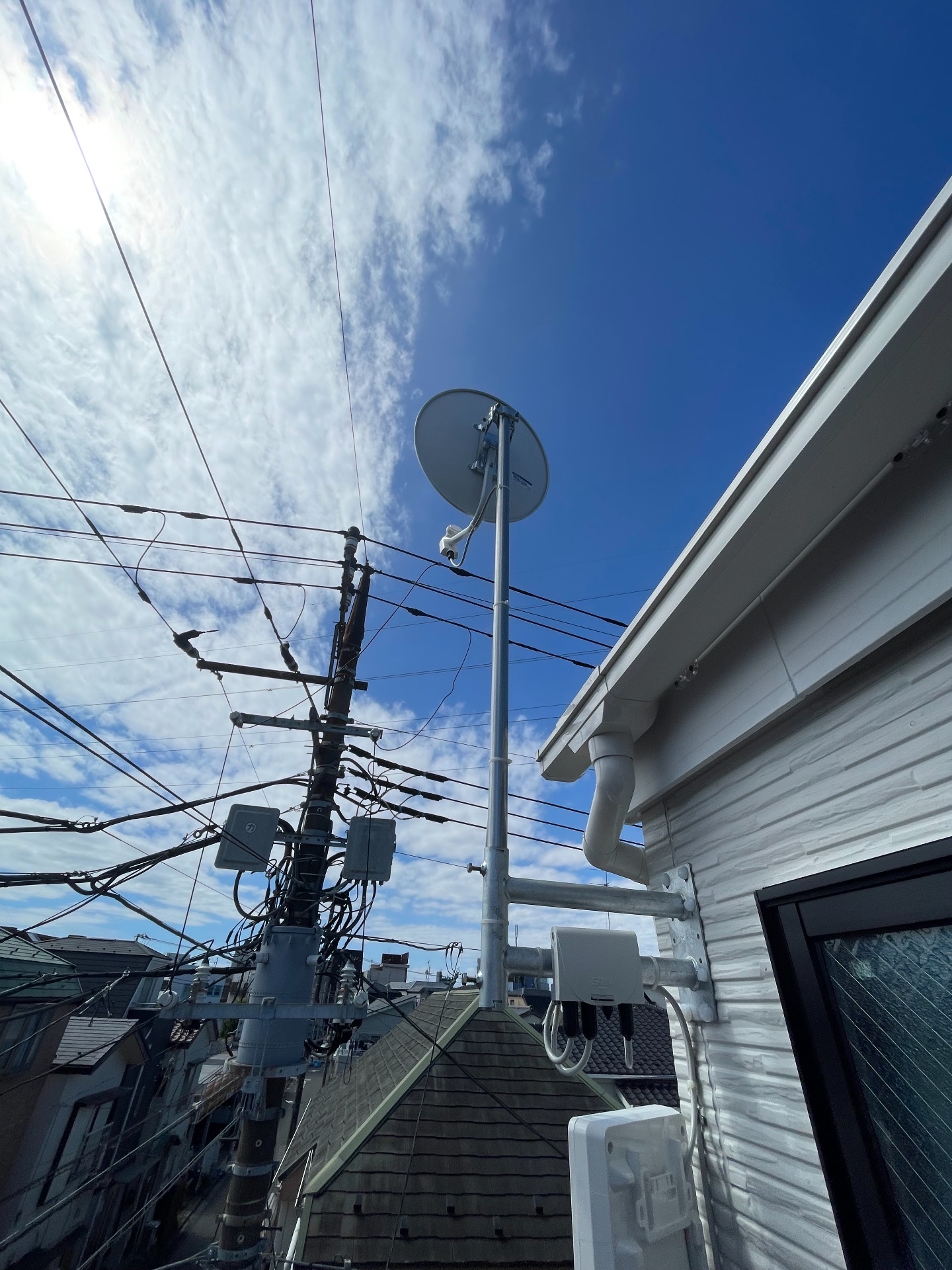 東京都江戸川区｜アンテナ工事（デザイン＋BS）