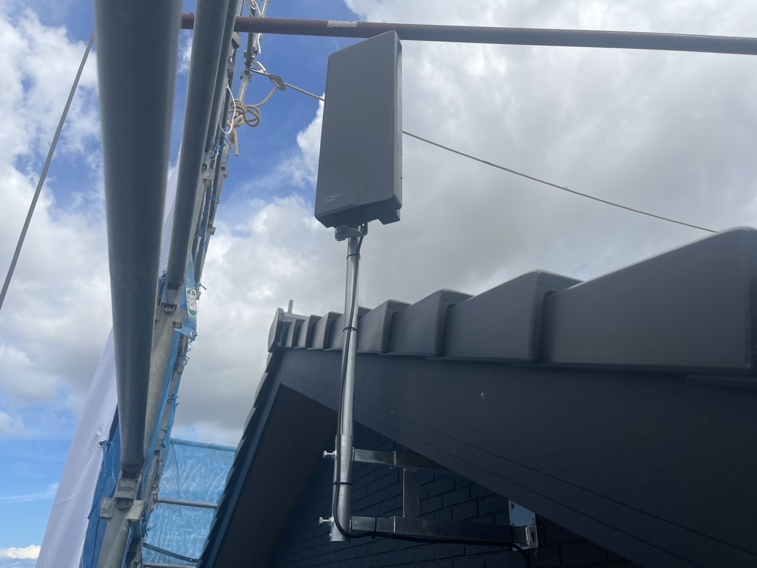 新潟県新潟市西浦区｜アンテナ工事（デザイン）