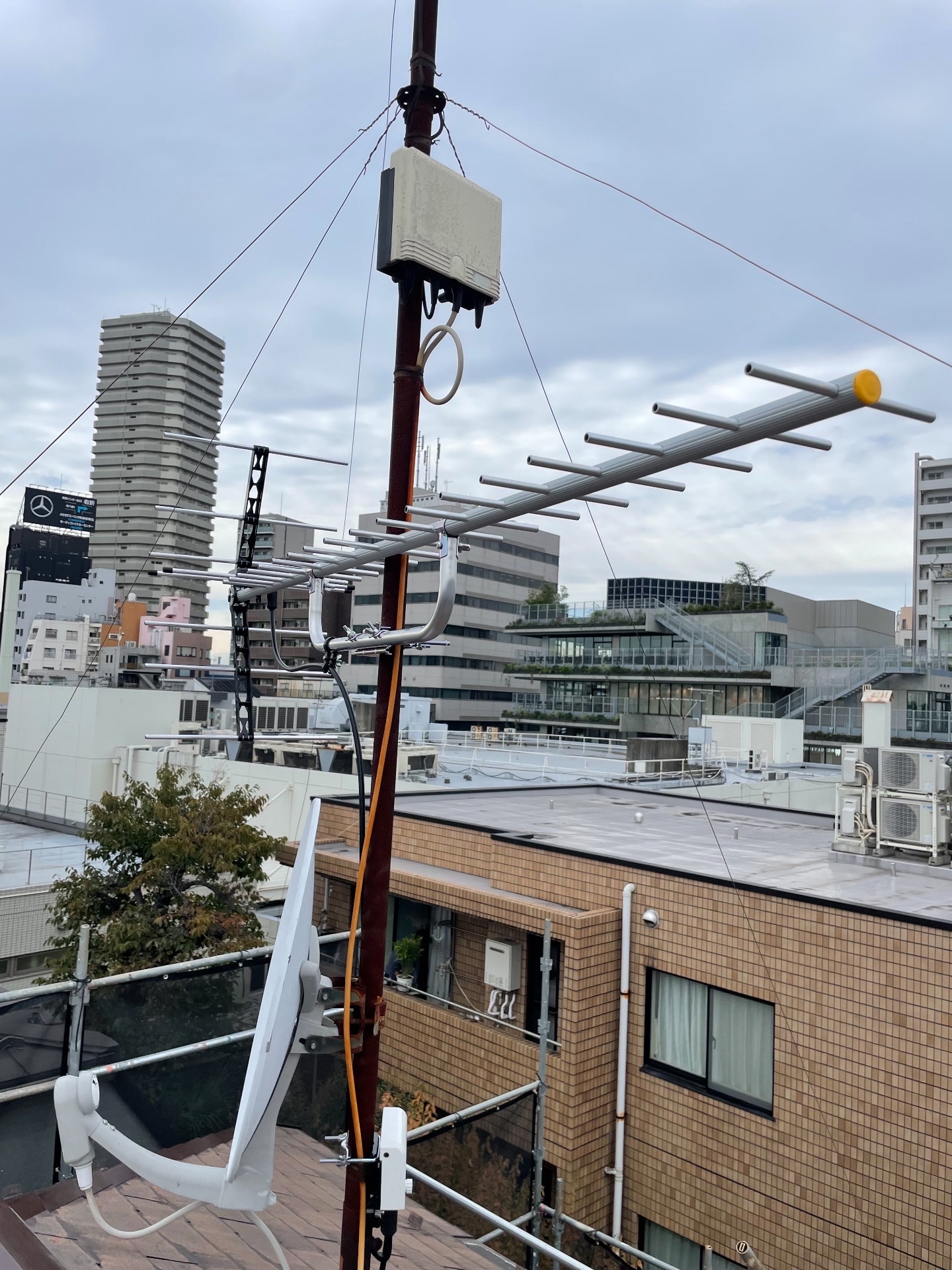 東京都世田谷区｜アンテナ工事（八木式＋BSCS）