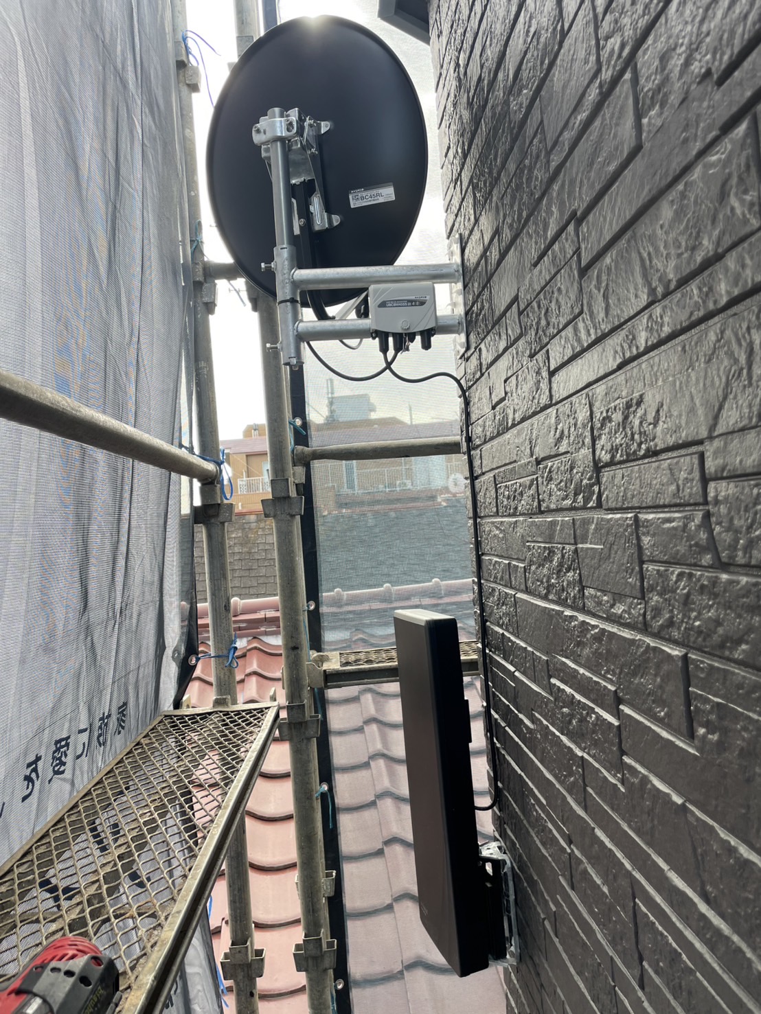 東京都狛江市｜アンテナ工事（デザイン＋BSCS）