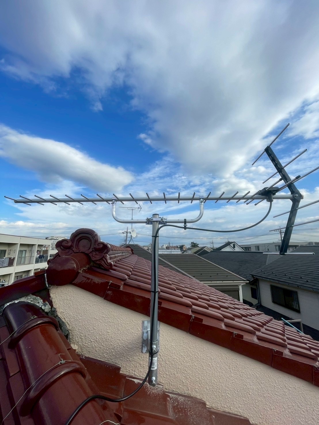 東京都大田区｜アンテナ工事（八木式）