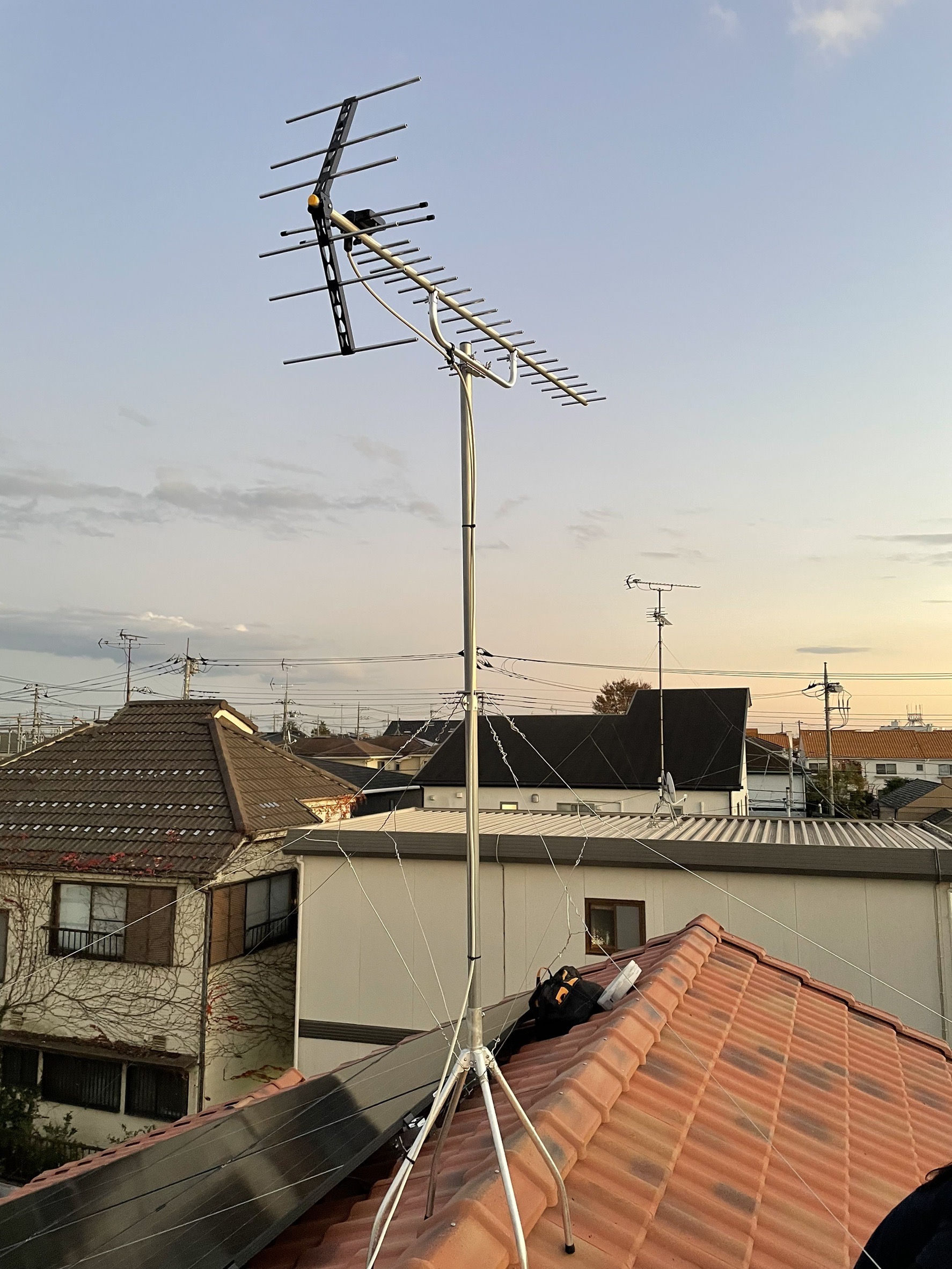 千葉県流山市｜アンテナ工事（八木式）