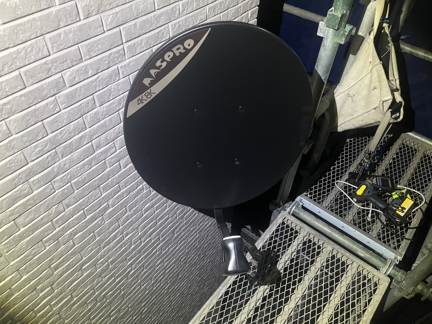 長野県長野市篠ノ井｜アンテナ工事（デザイン＋BS CS）