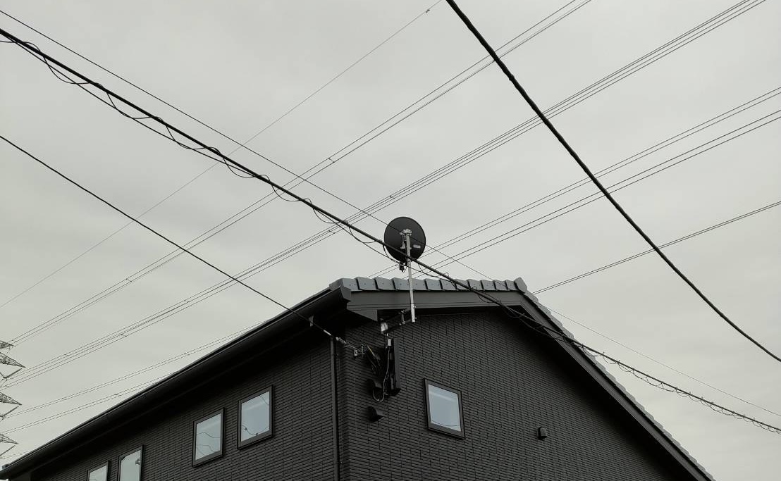 千葉県千葉市若葉区｜アンテナ工事（デザイン＋BSCS）