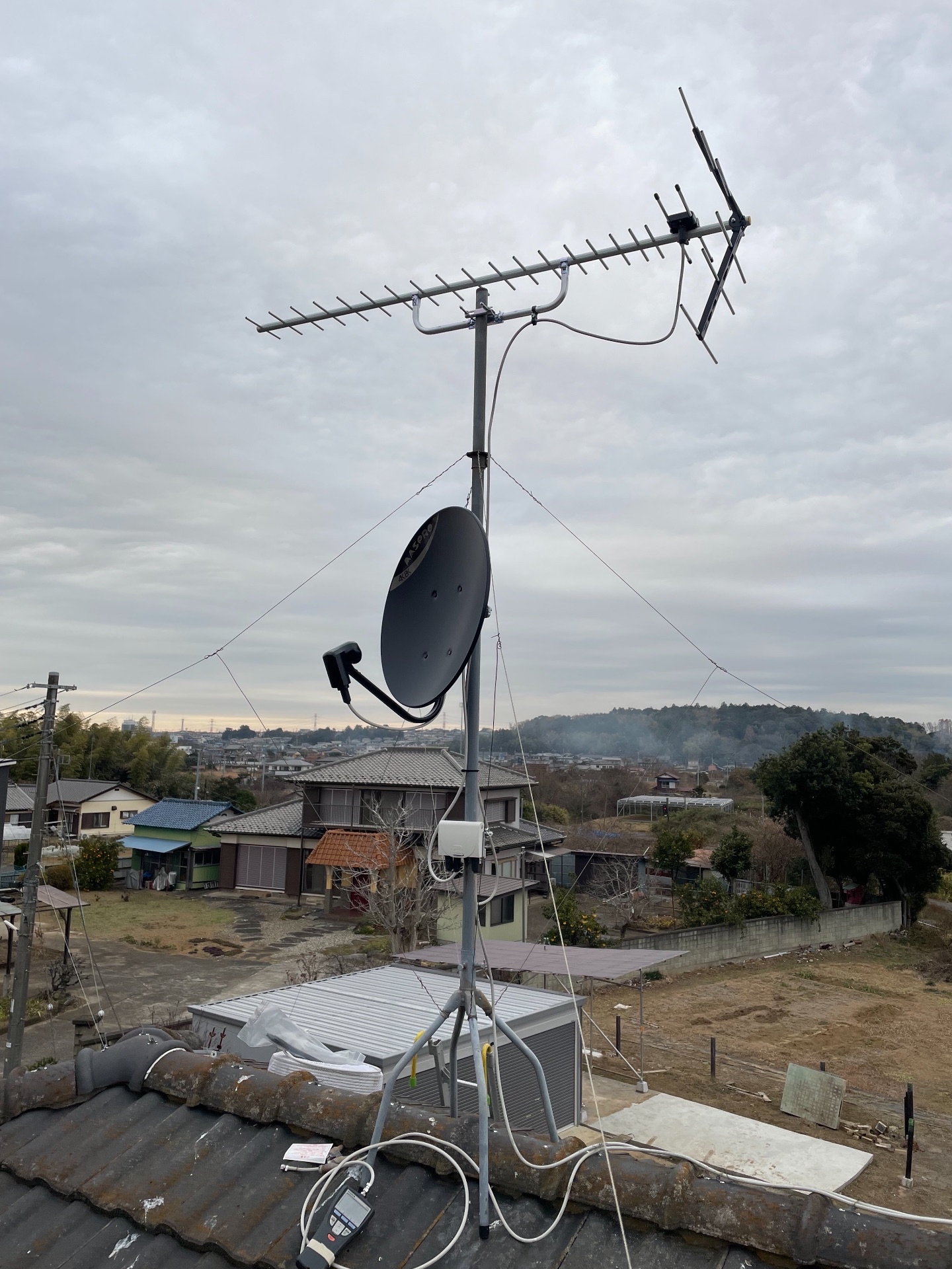 千葉県市原市｜アンテナ工事（八木式＋BSCS）