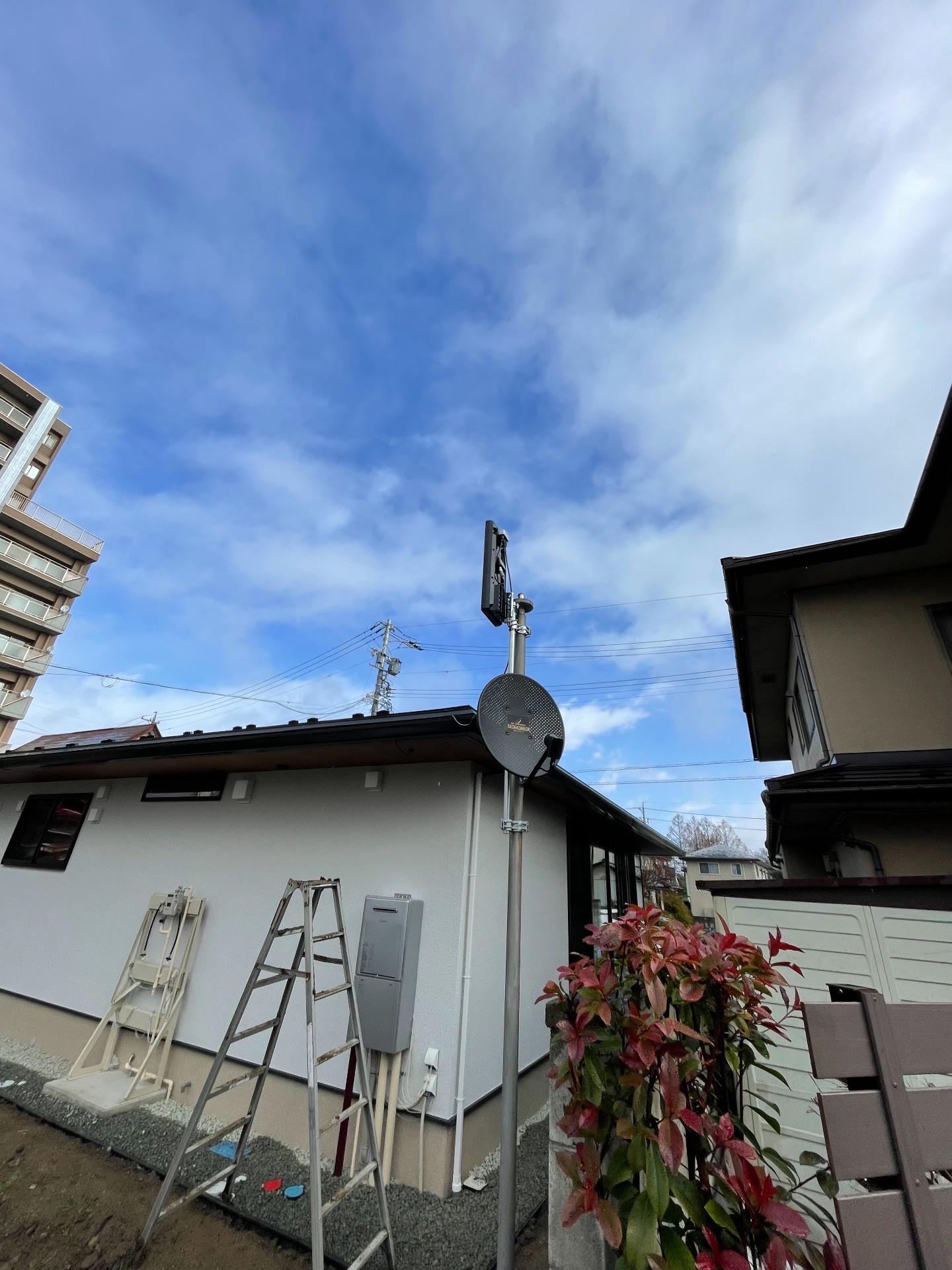 長野県長野市｜アンテナ工事（デザイン＋BSCS耐風速）