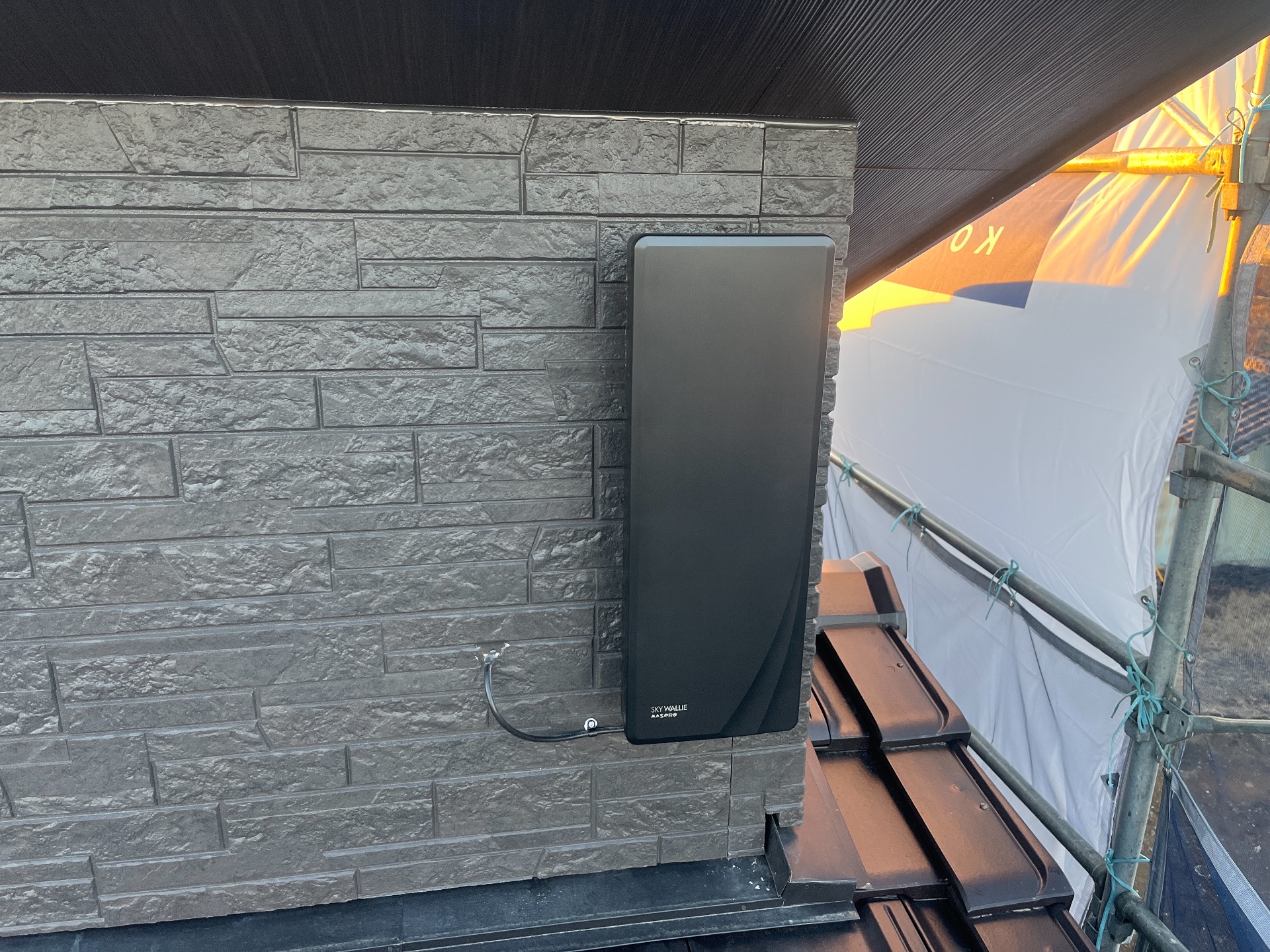 茨城県桜川市｜アンテナ工事（デザイン＋BSCS）