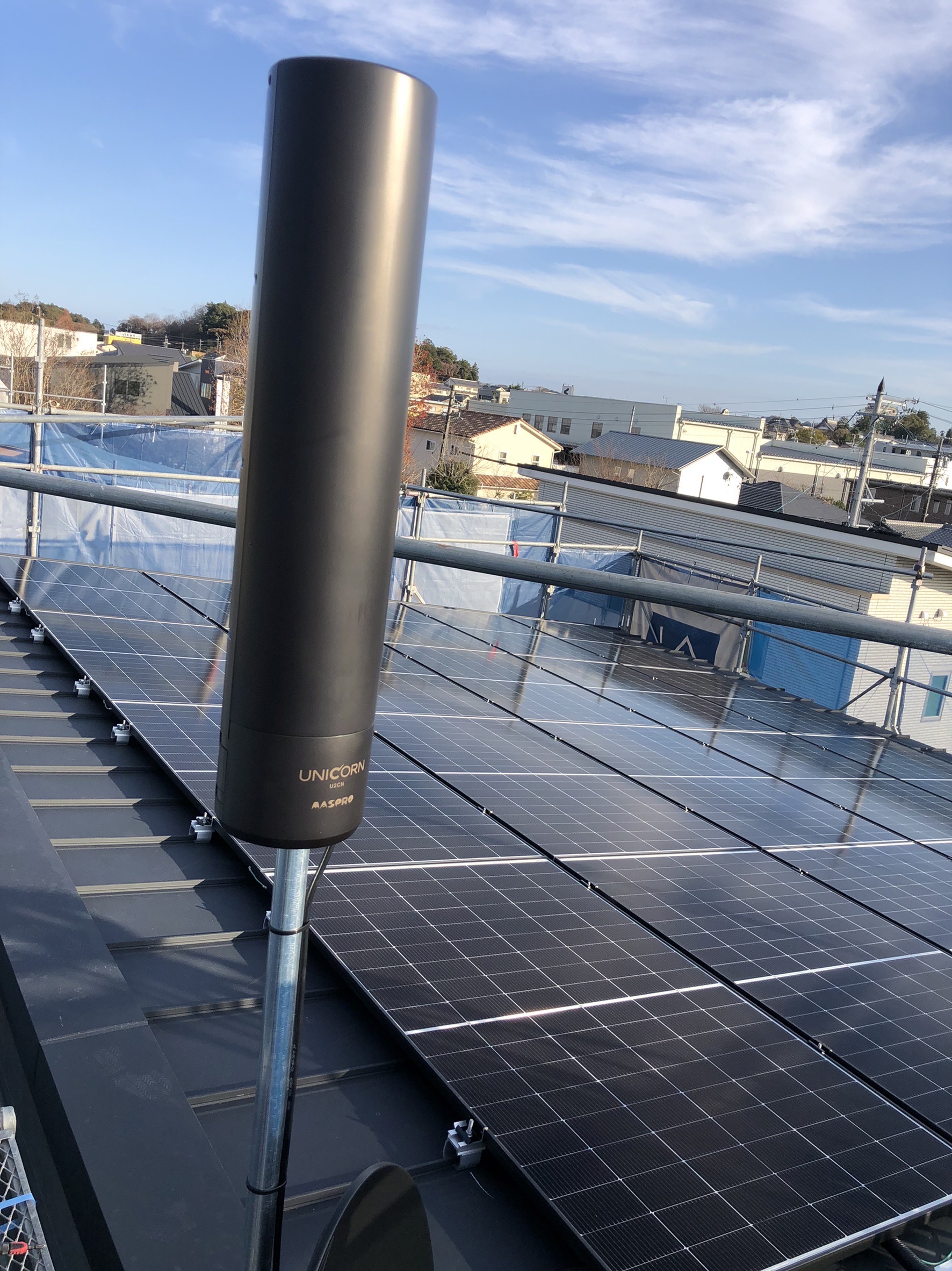 静岡県掛川市｜アンテナ工事（ユニコーン＋BSCS）