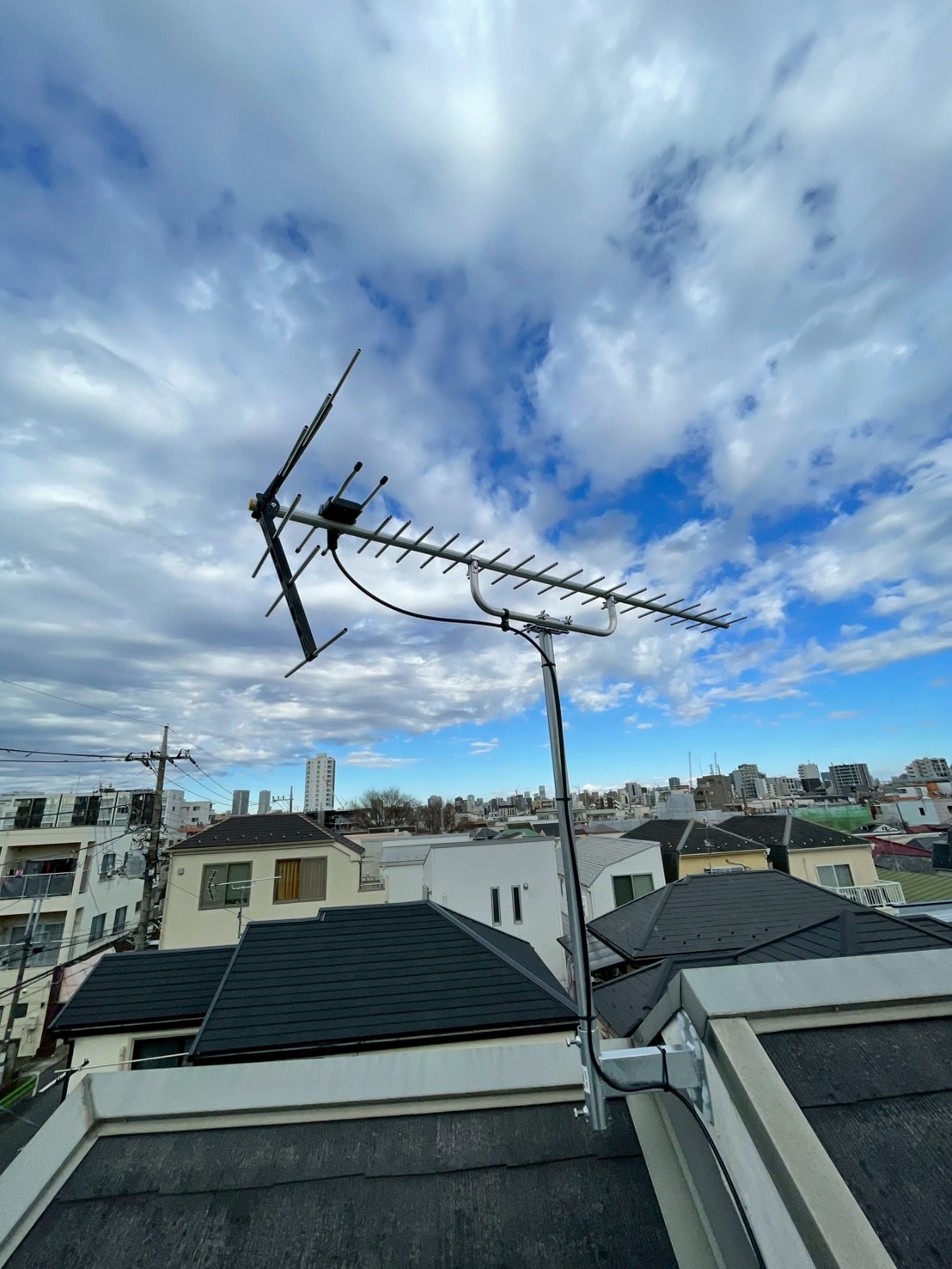 東京都大田区｜アンテナ工事（八木式）