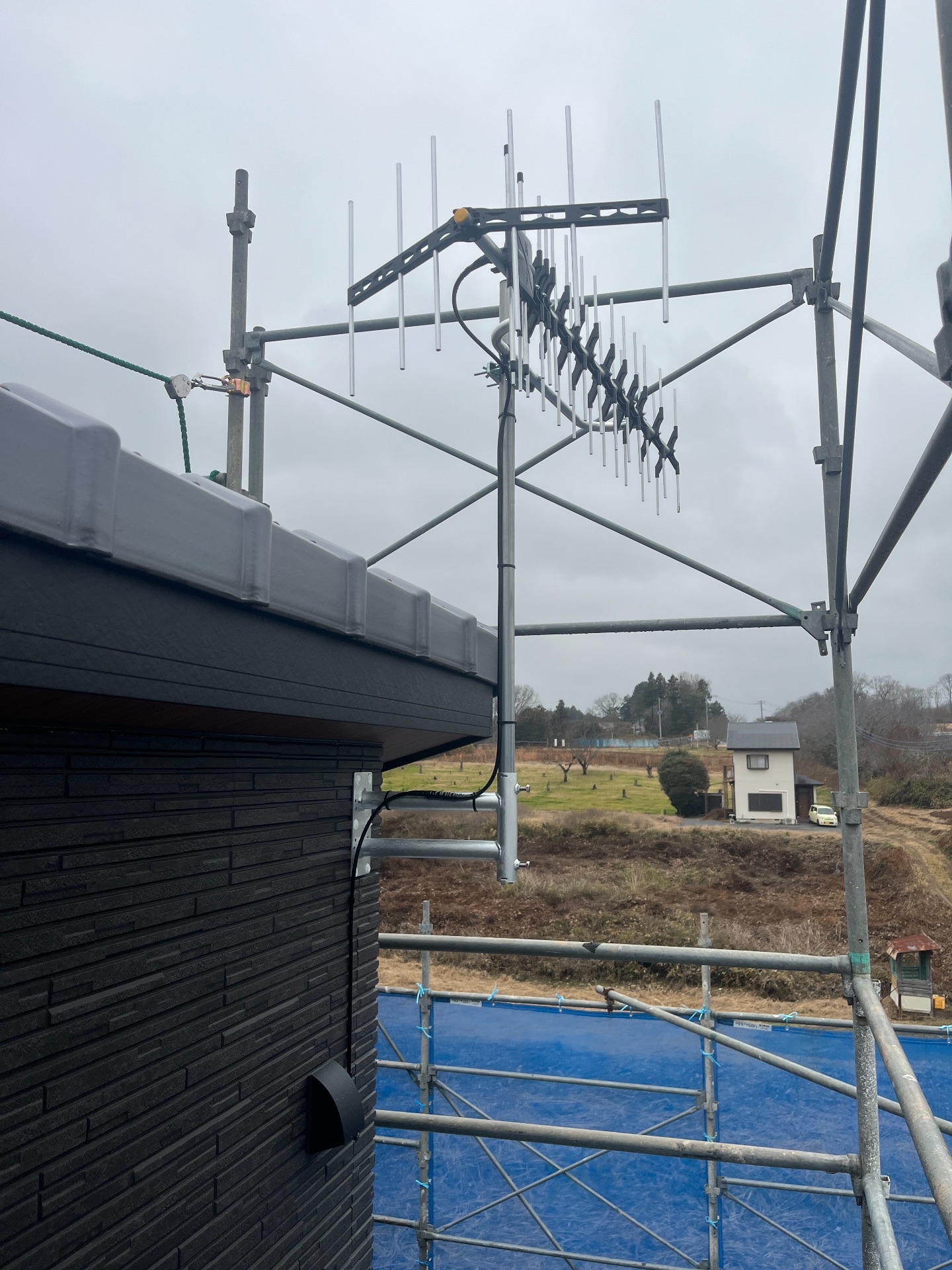 茨城県石岡市｜アンテナ工事（高性能＋BSCS）