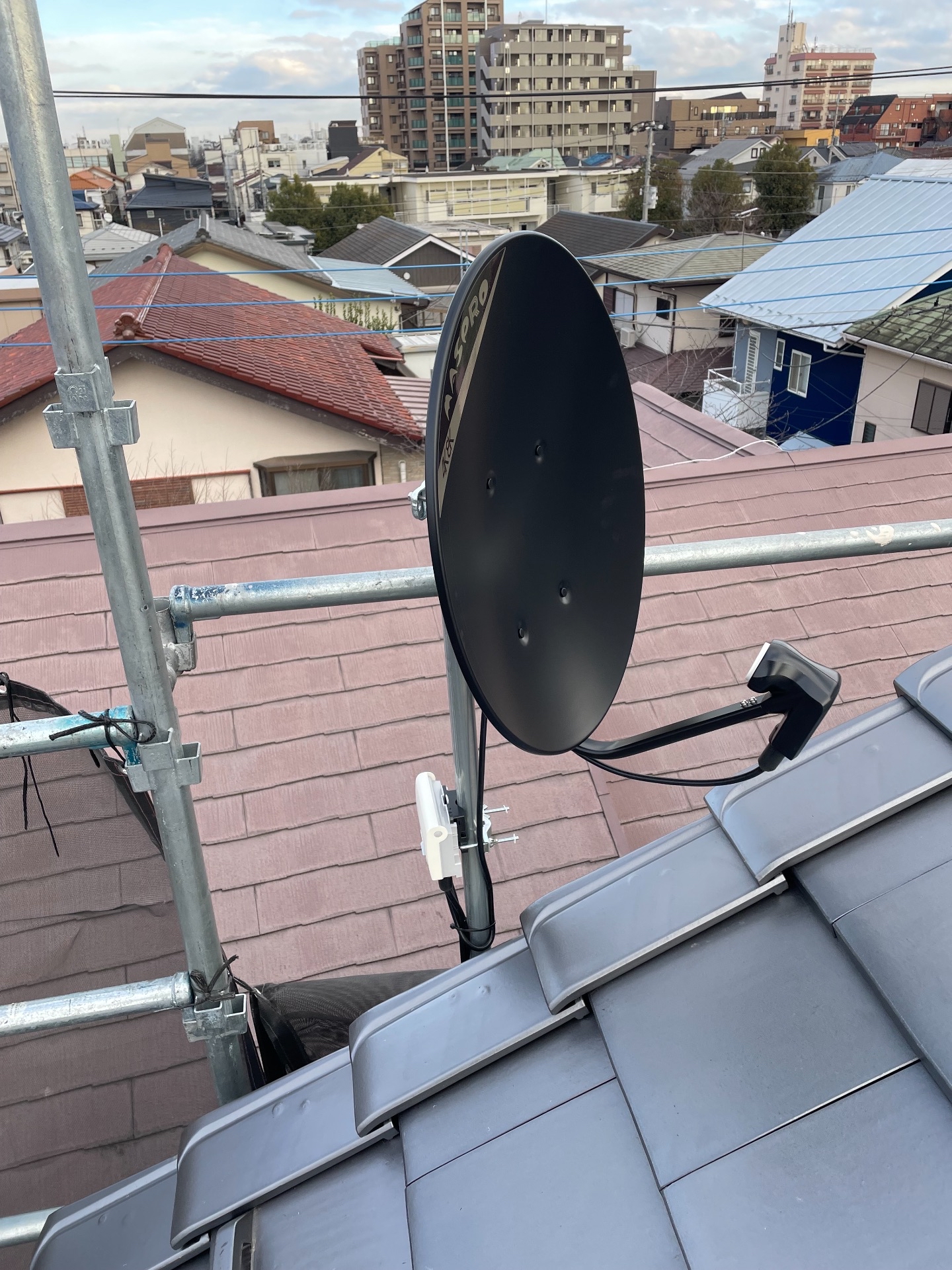 東京都小金井市｜アンテナ工事（デザイン＋BS CS）