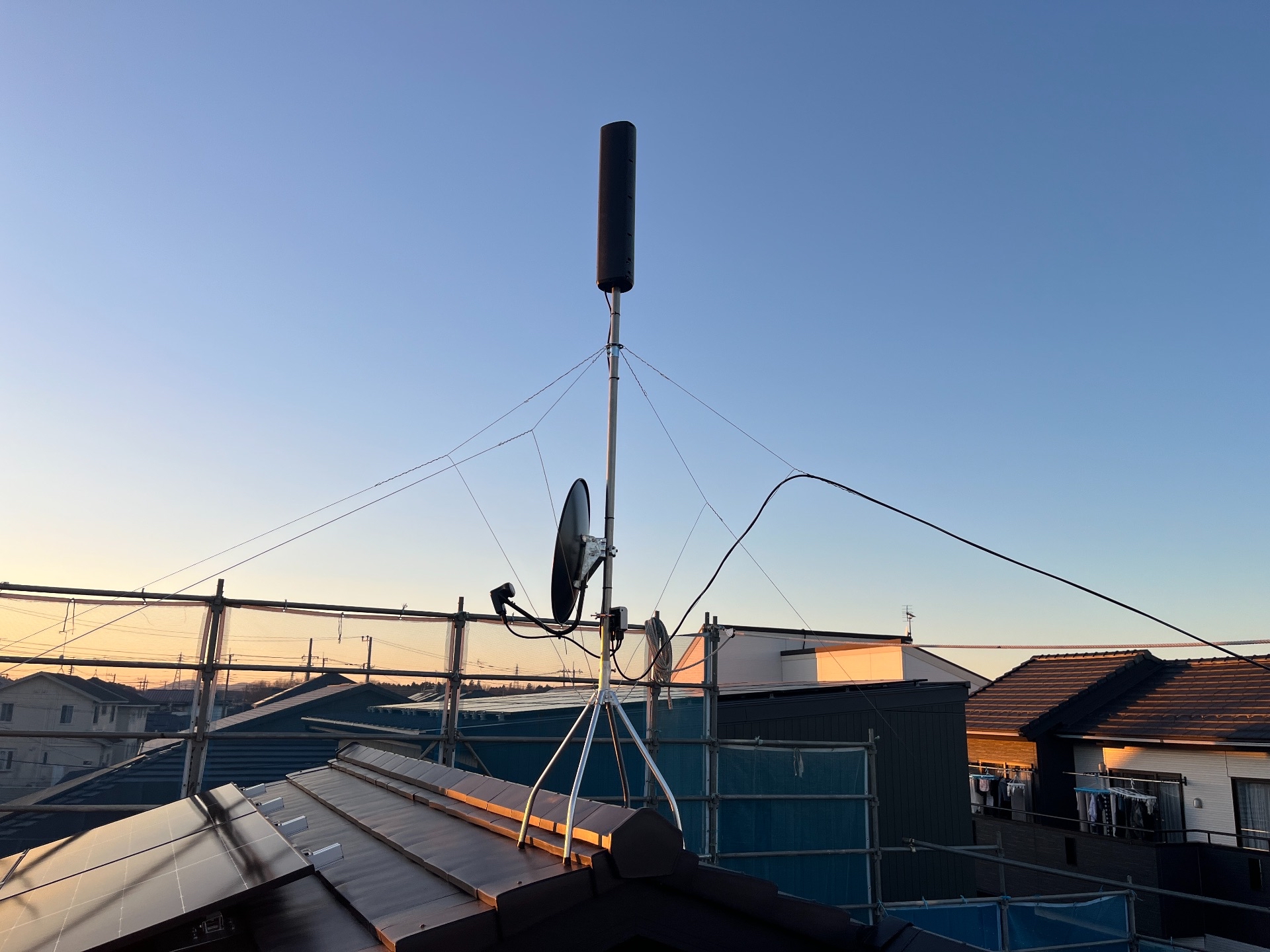 茨城県水戸市｜アンテナ工事（ユニコーン＋BS CS）