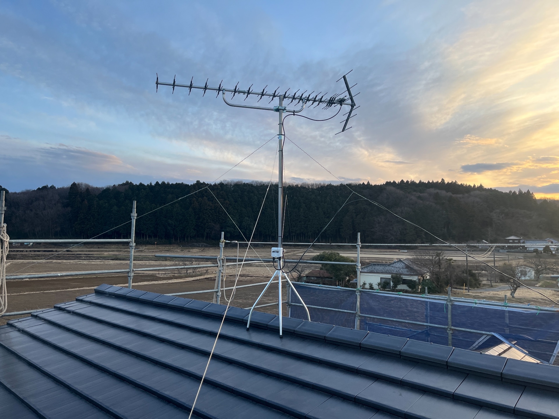 茨城県常陸大宮市｜アンテナ工事（八木式）