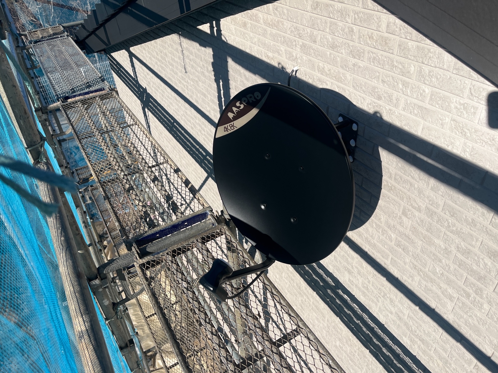 茨城県桜川市｜アンテナ工事（デザイン＋BS CS）