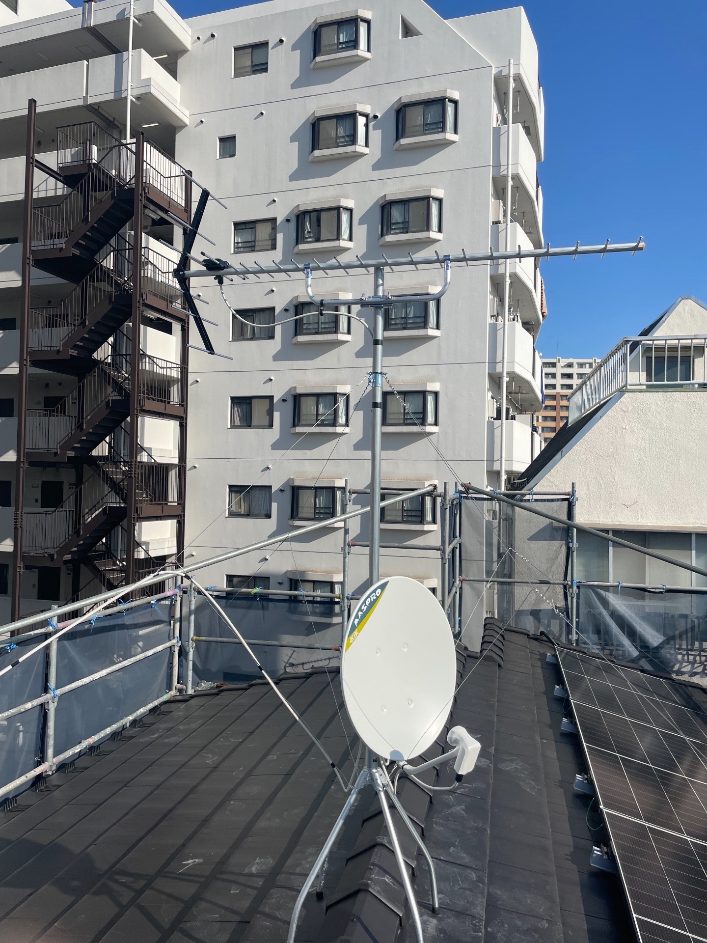 東京都大田区｜アンテナ工事（八木式＋BSCS）