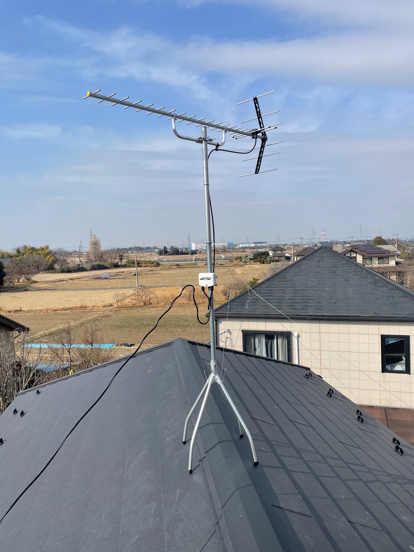 埼玉県久喜市｜アンテナ工事（八木式）