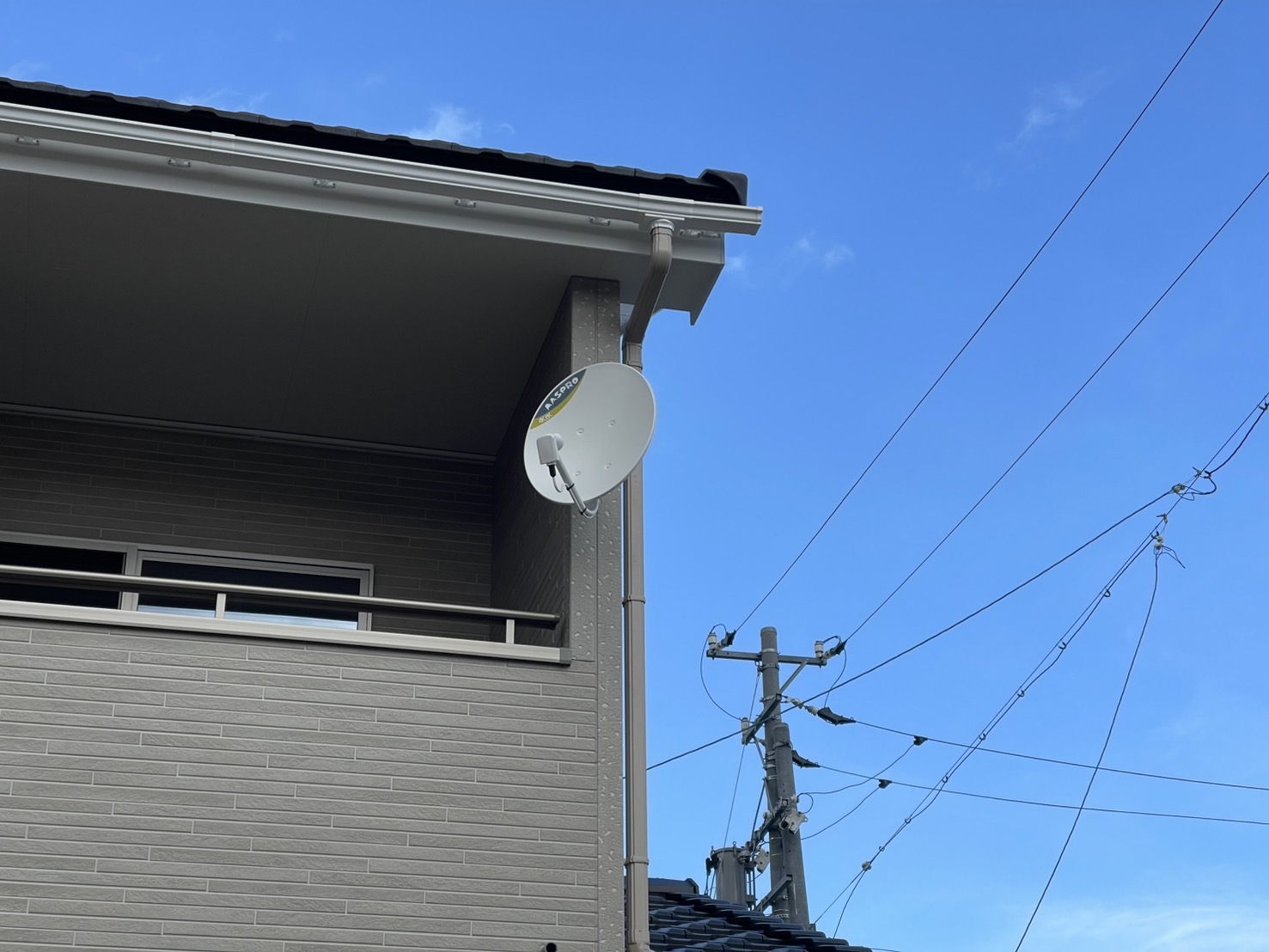 長野県千曲市｜アンテナ工事（デザイン＋BSCS）