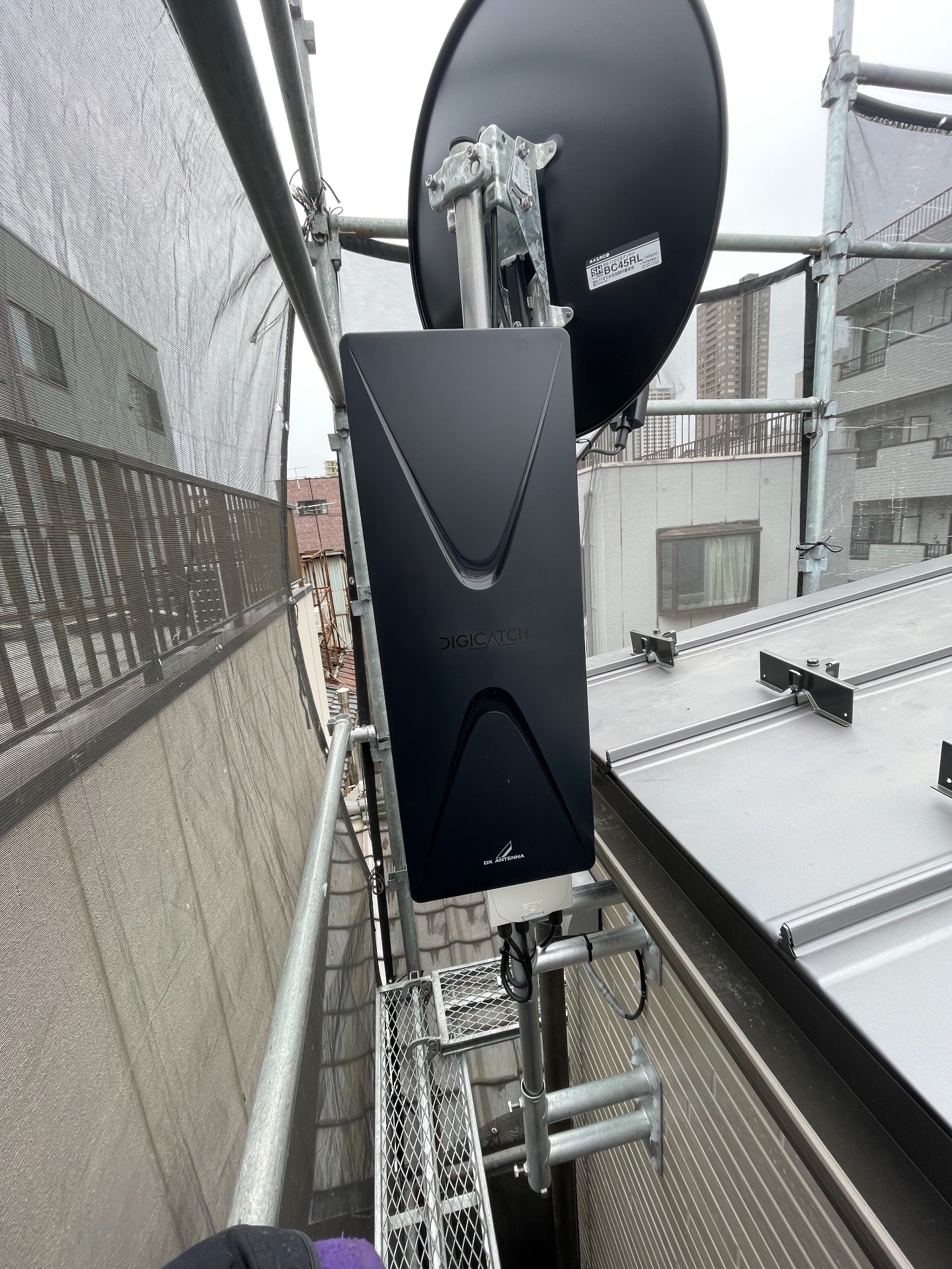 東京都江東区｜アンテナ工事（デザイン＋BS CS）