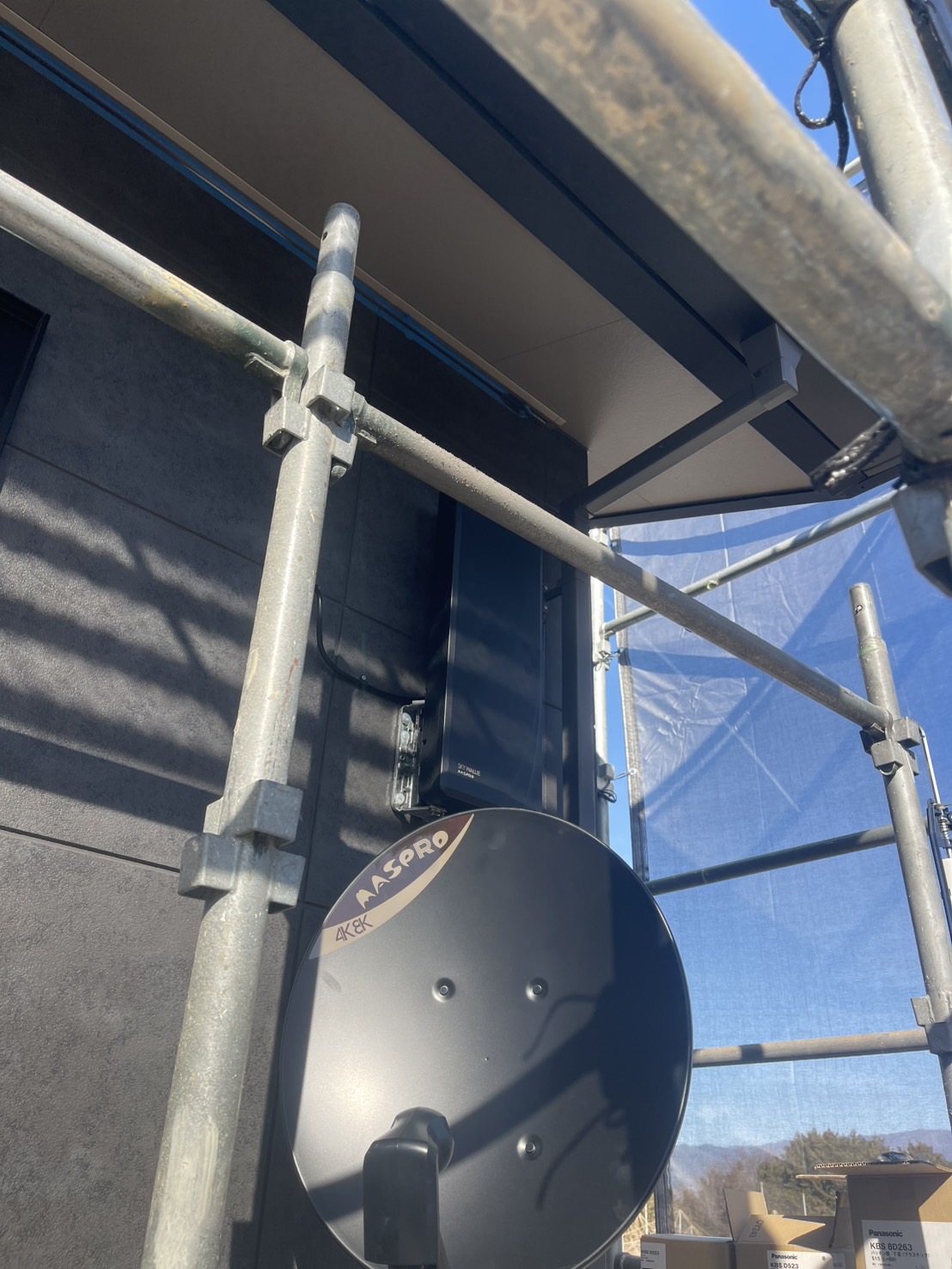 長野県下伊那郡｜アンテナ工事（デザイン＋BSCS）