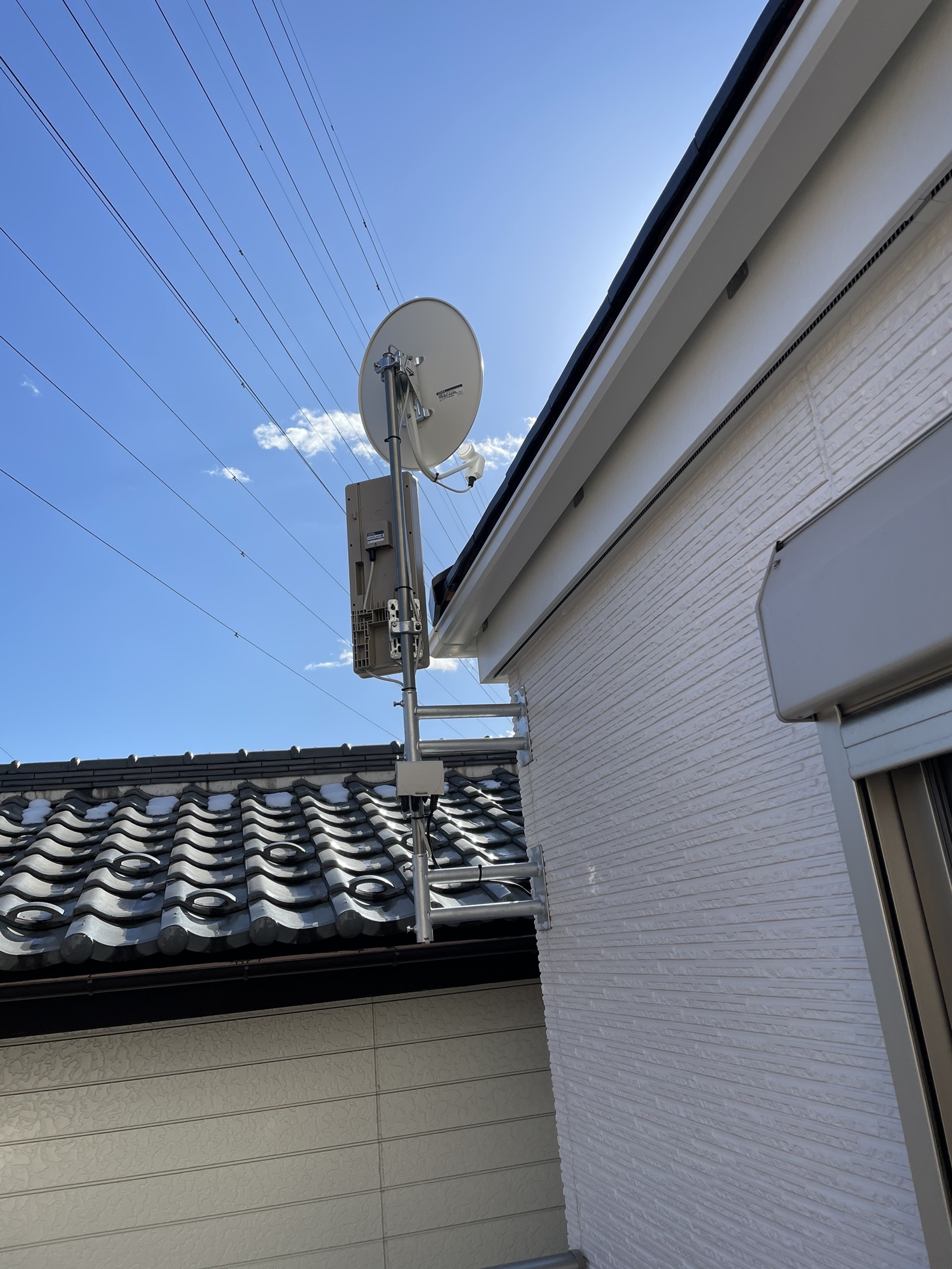 東京都足立区｜アンテナ工事（デザイン+BSCS）