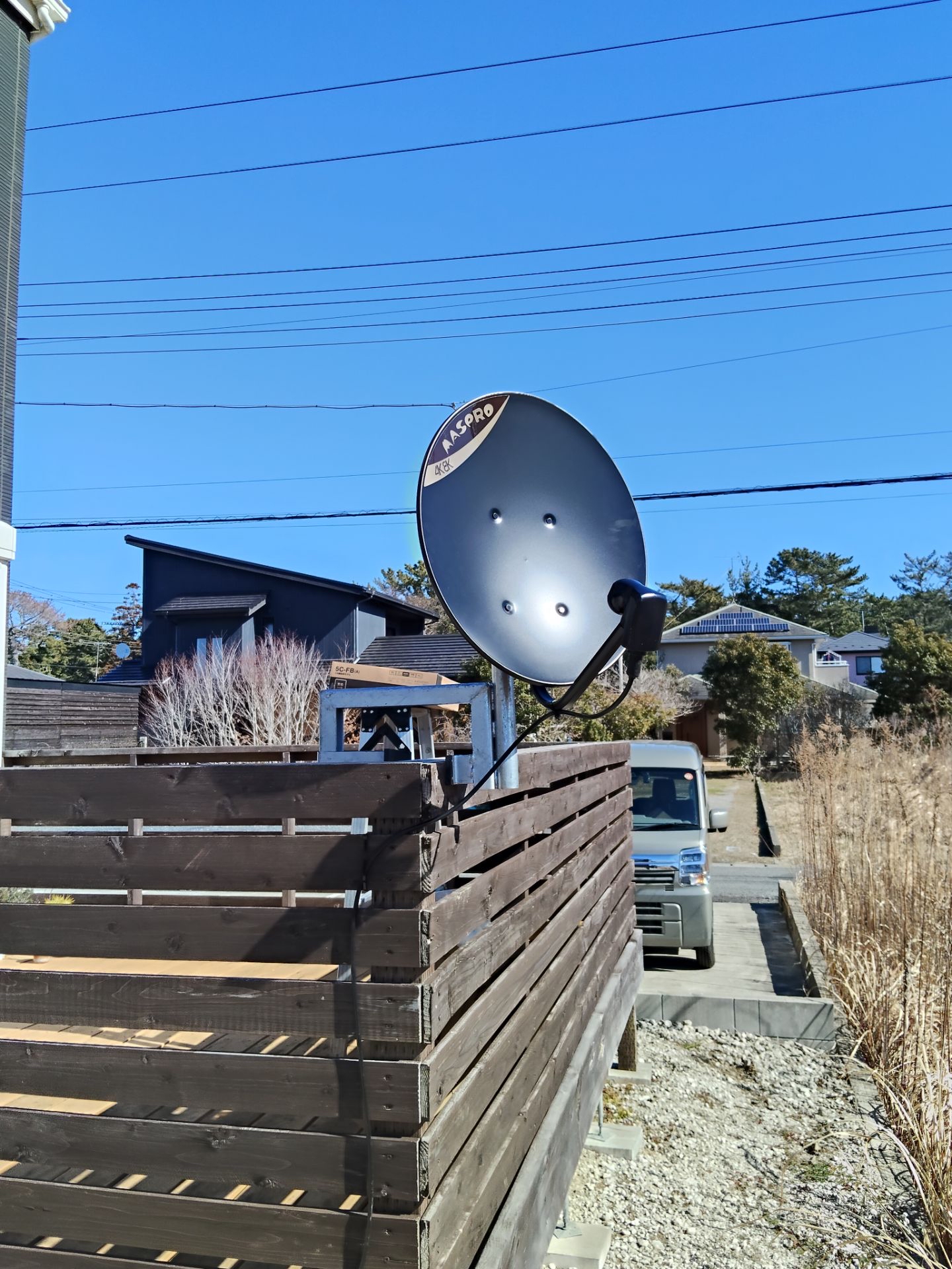 千葉県長生郡｜アンテナ工事（BSCS）