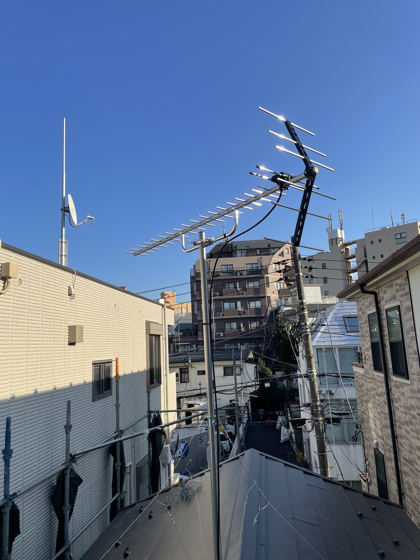 東京都渋谷区｜アンテナ工事（八木式）