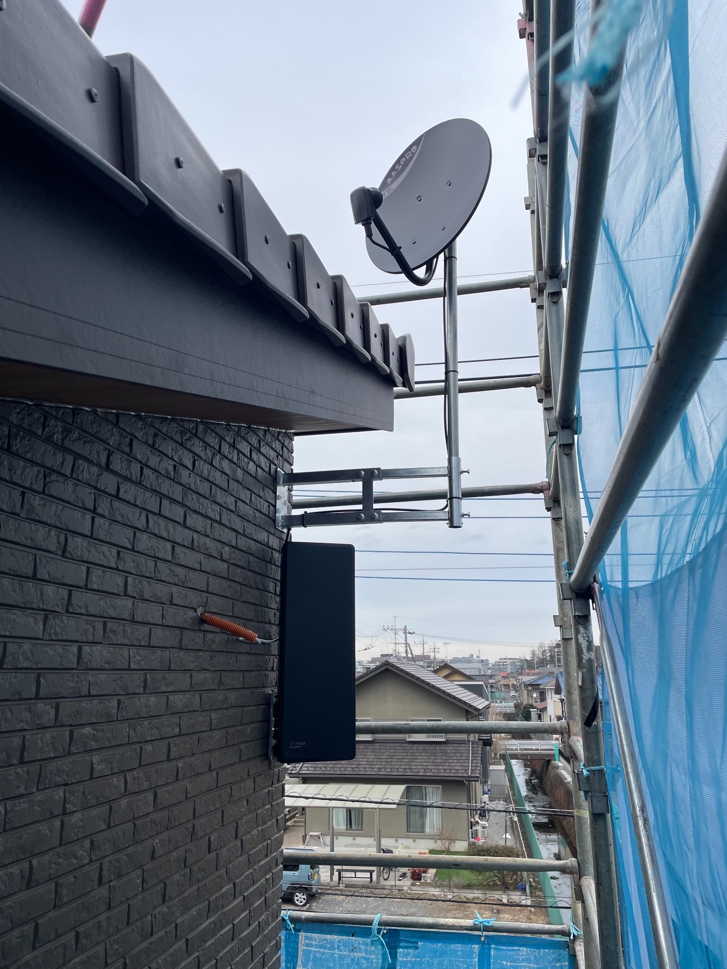 埼玉県北本市｜アンテナ工事（デザイン＋BSCS）